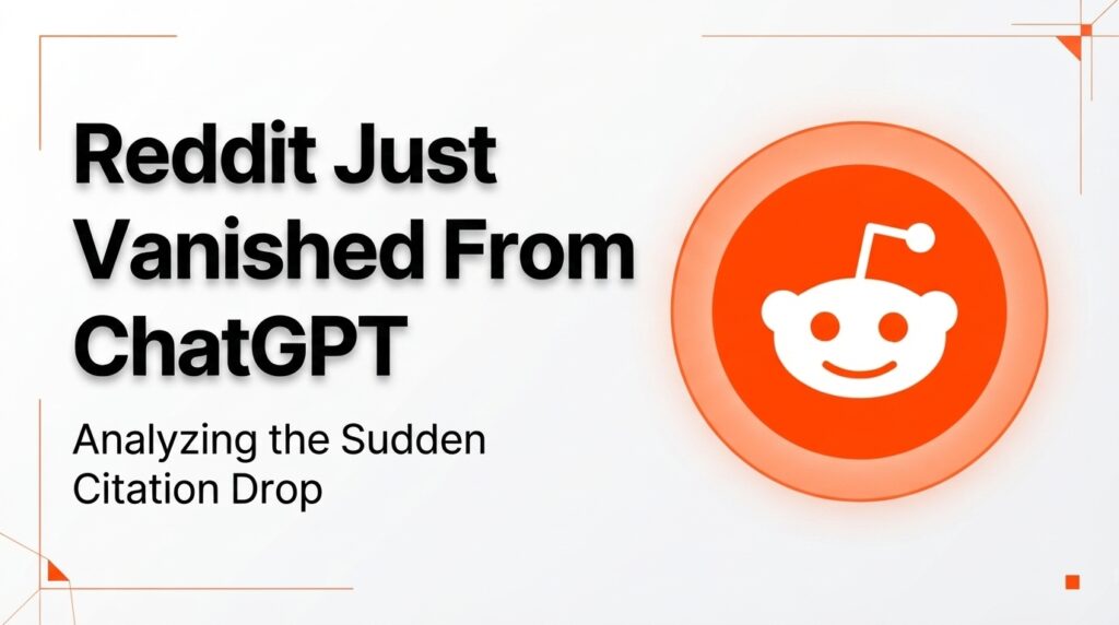 Reddit Just Vanished From ChatGPT Answers